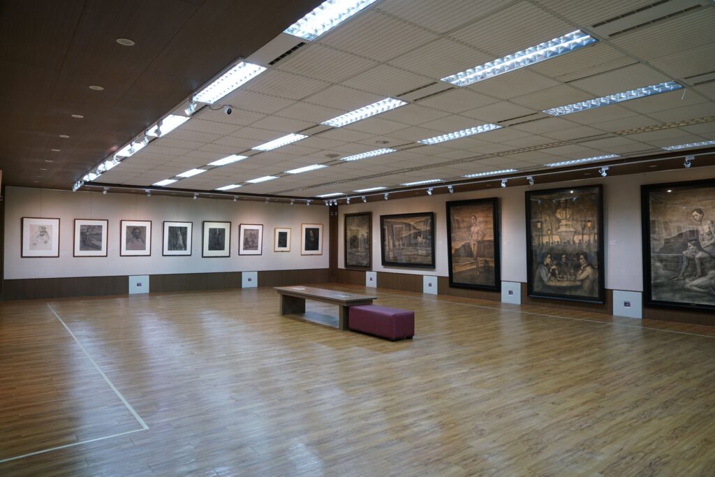 陳景容美術館展書空間1